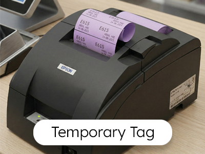 Temperary Tag Printer